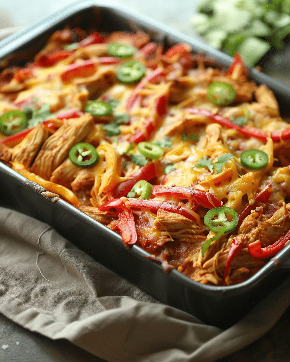 Chicken Fajita Casserole