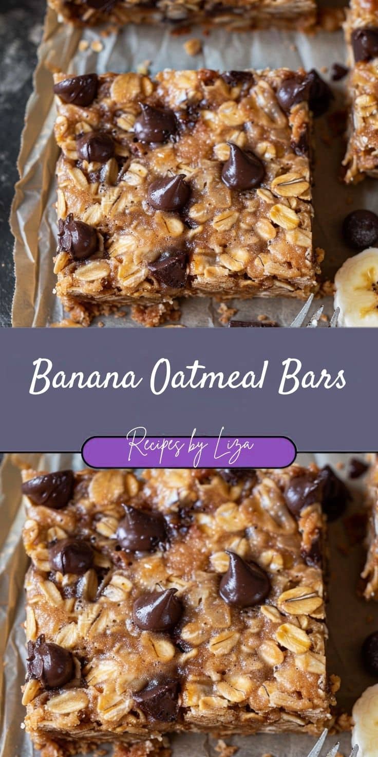 Banana Oatmeal Bars