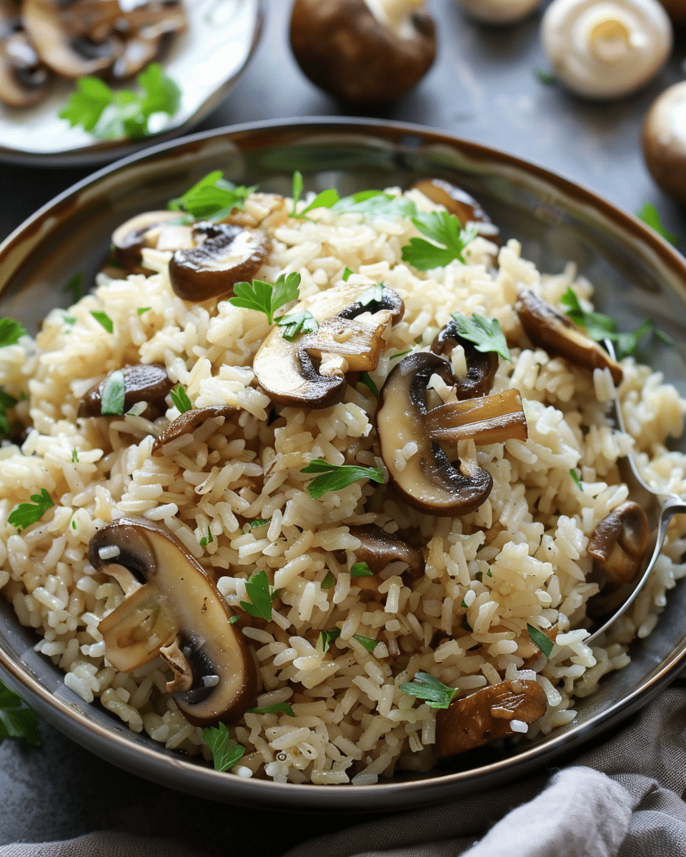 One-Pot Mushroom Rice