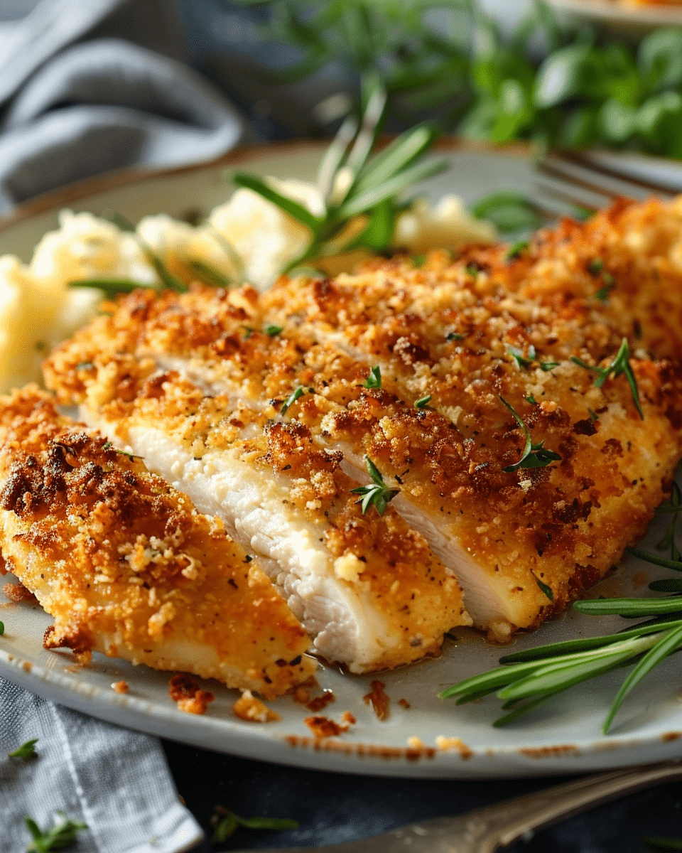 Longhorn Parmesan Crusted Chicken