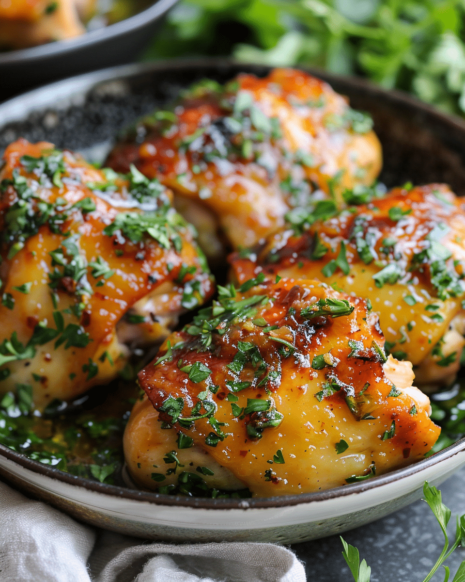 Honey Mustard Apple Chicken with a Savory Twist