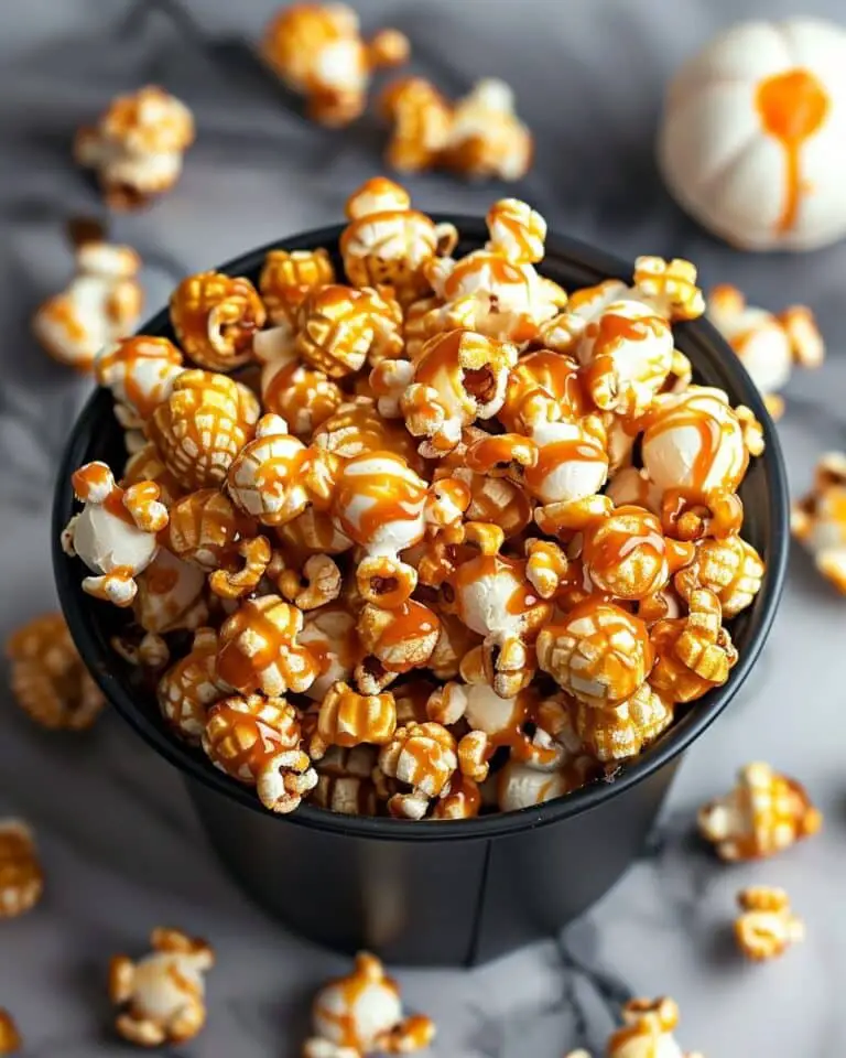 Creepy Caramel Popcorn