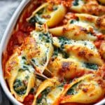 Spinach Ricotta Stuffed Shells