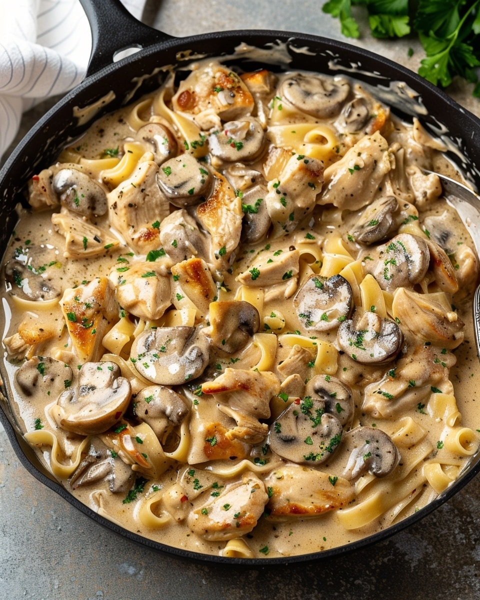 Creamy Chicken Stroganoff Recipe