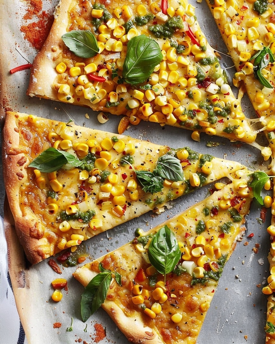 Sweet Corn Pizza