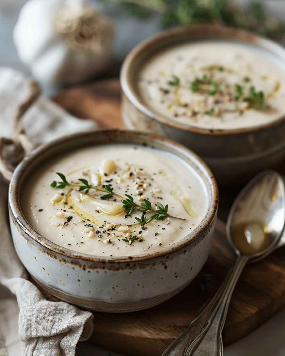 Savory French Garlic Soup