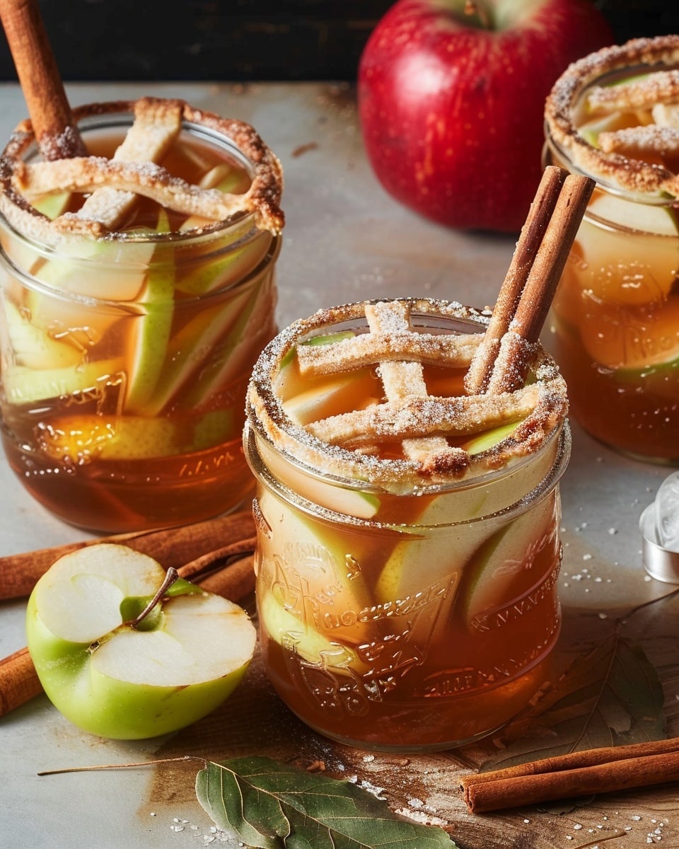 Apple Pie Bourbon Shots