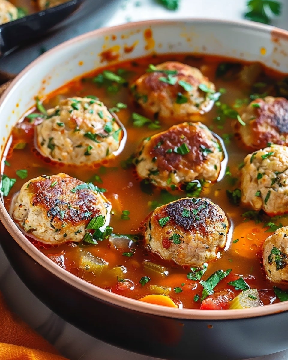 Vegetable Soup With Chicken Meatballs: The Ultimate Amazing Recipe