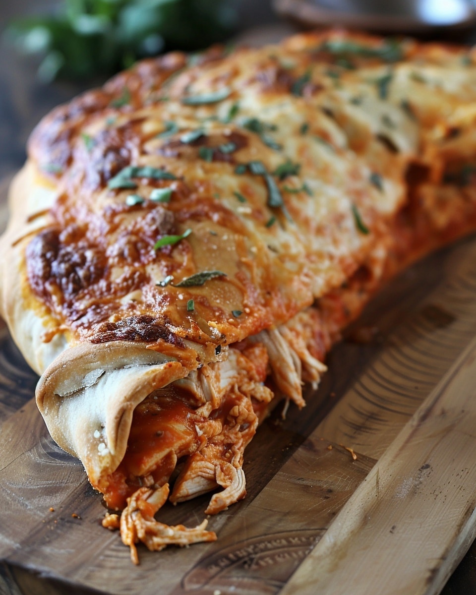 Chicken Parmesan Calzone