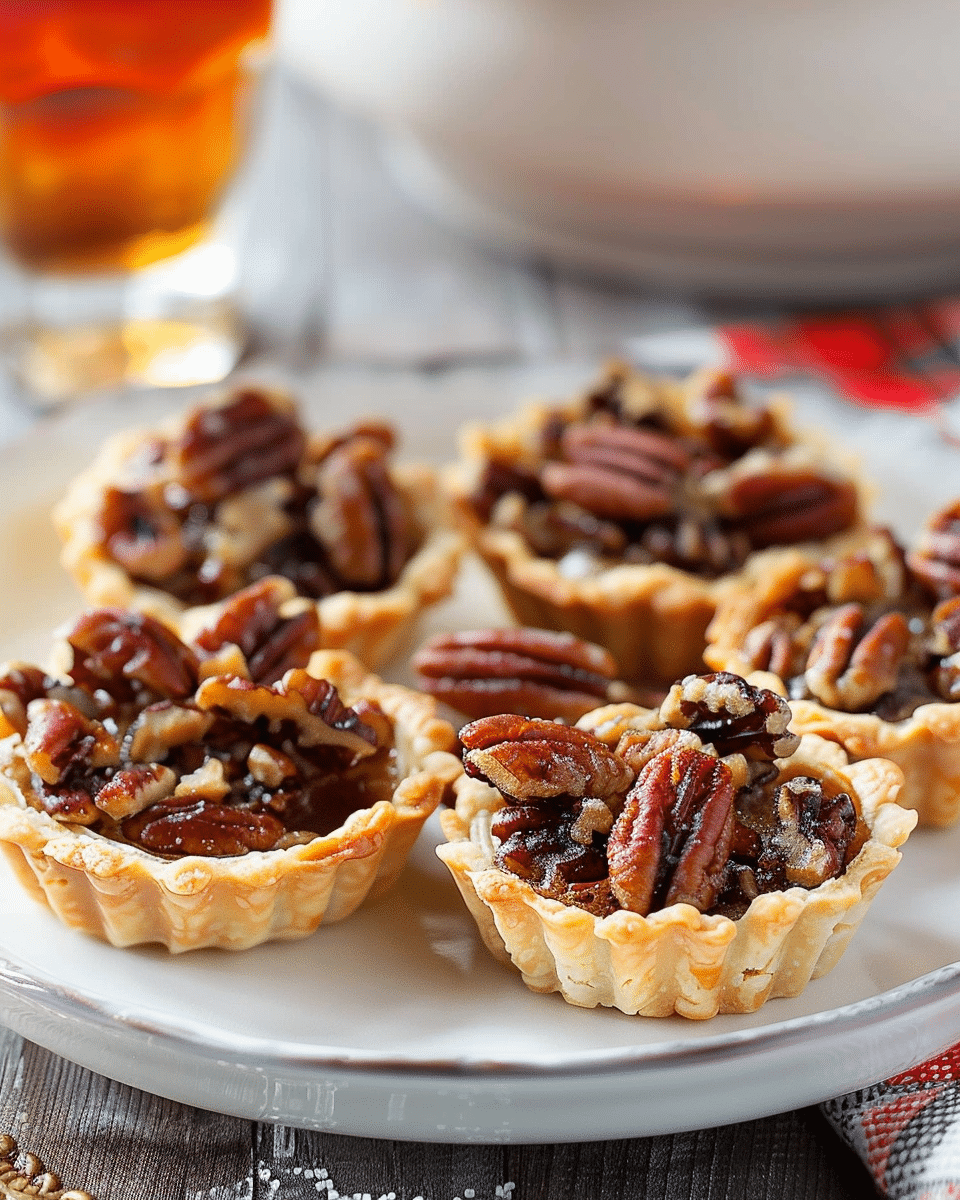 Bourbon Pecan Tartlets