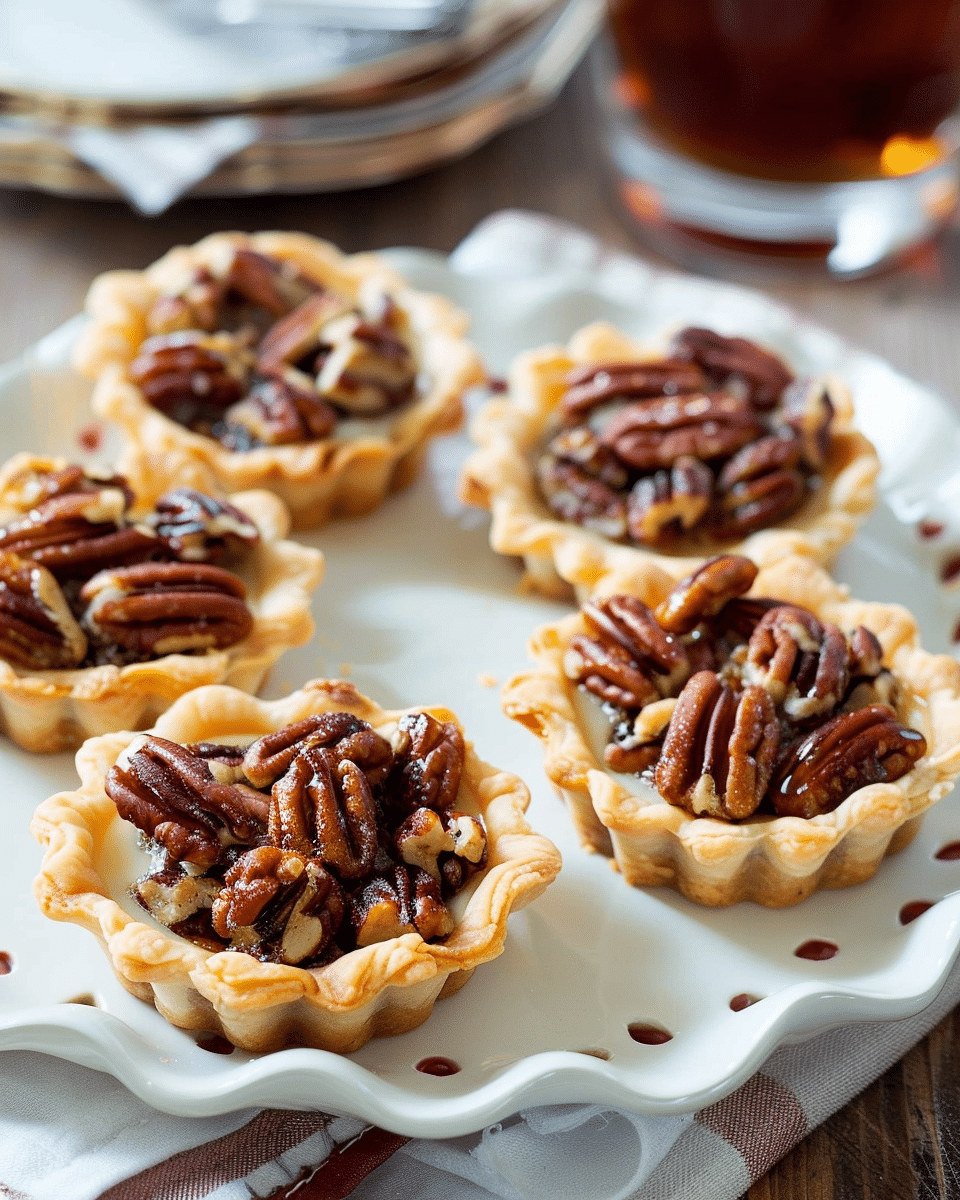 Bourbon Pecan Tartlets