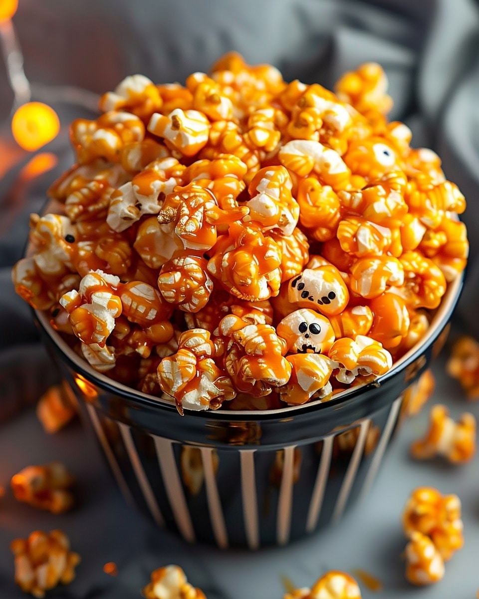 Creepy Caramel Popcorn