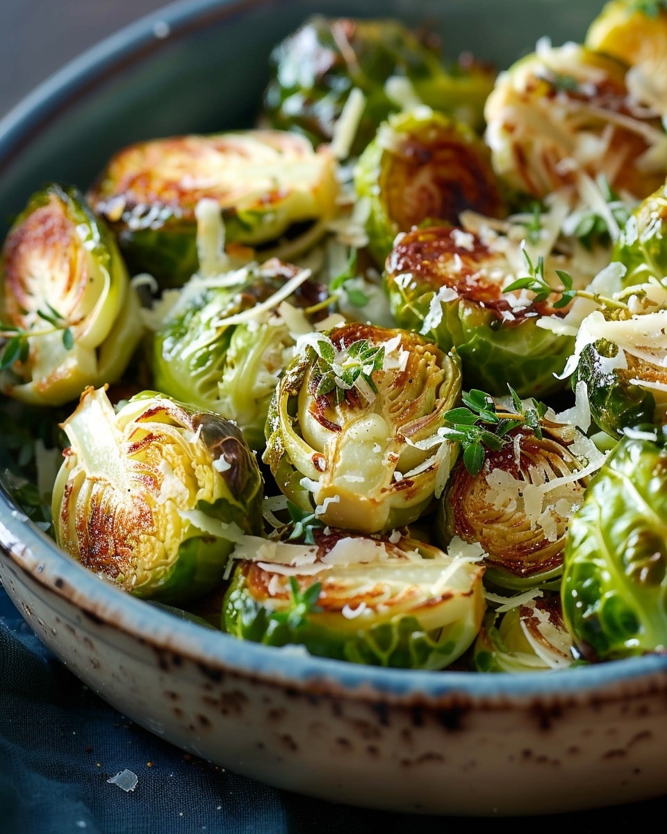 Parmesan Roasted Brussels Sprouts