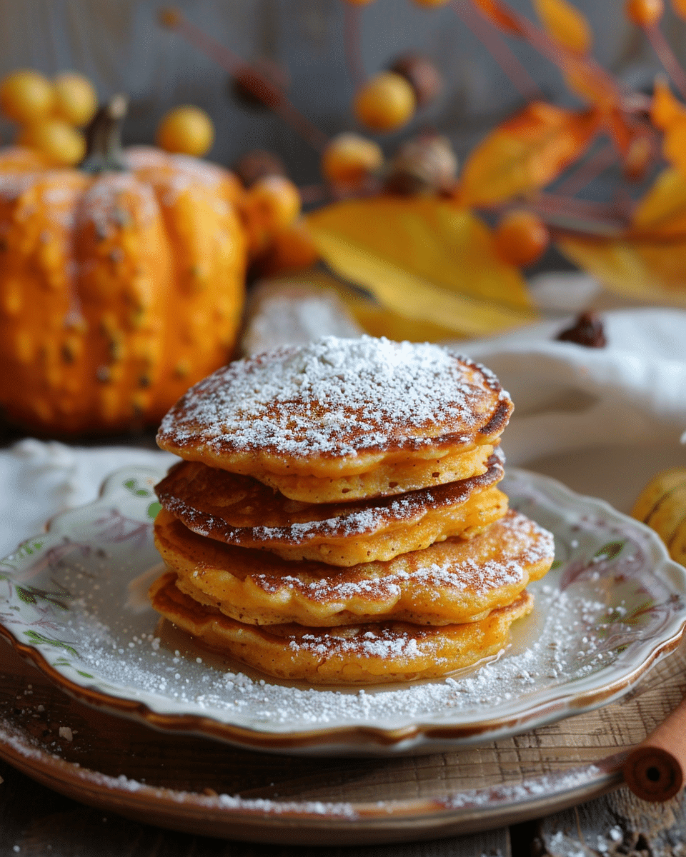 Pumpkin Spice Cottage Cheese Pancake Bites