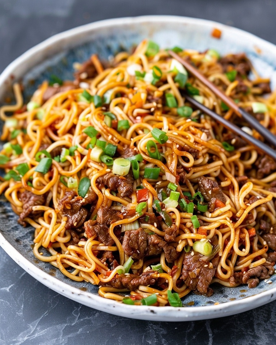 Hoisin Beef Noodles