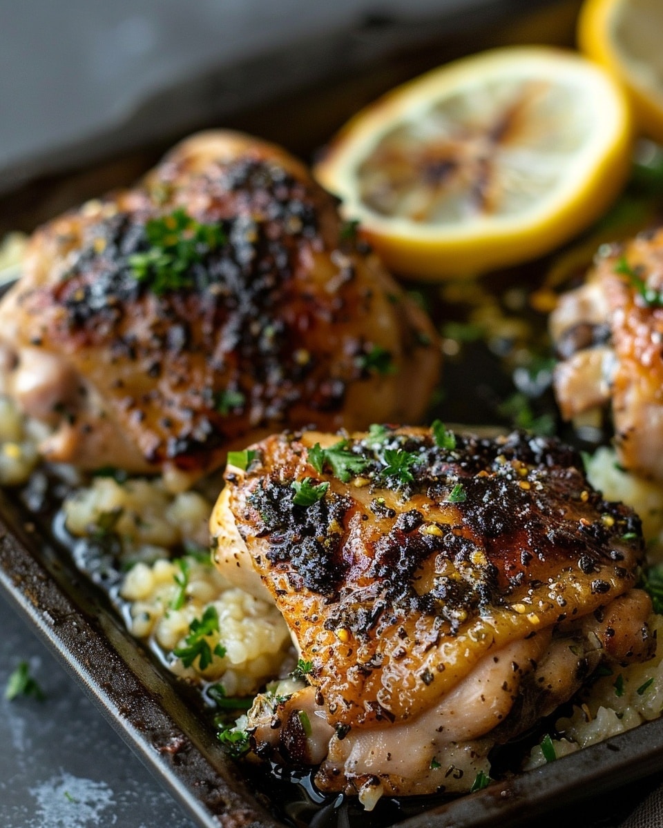 Greek Lemon Chicken Thighs