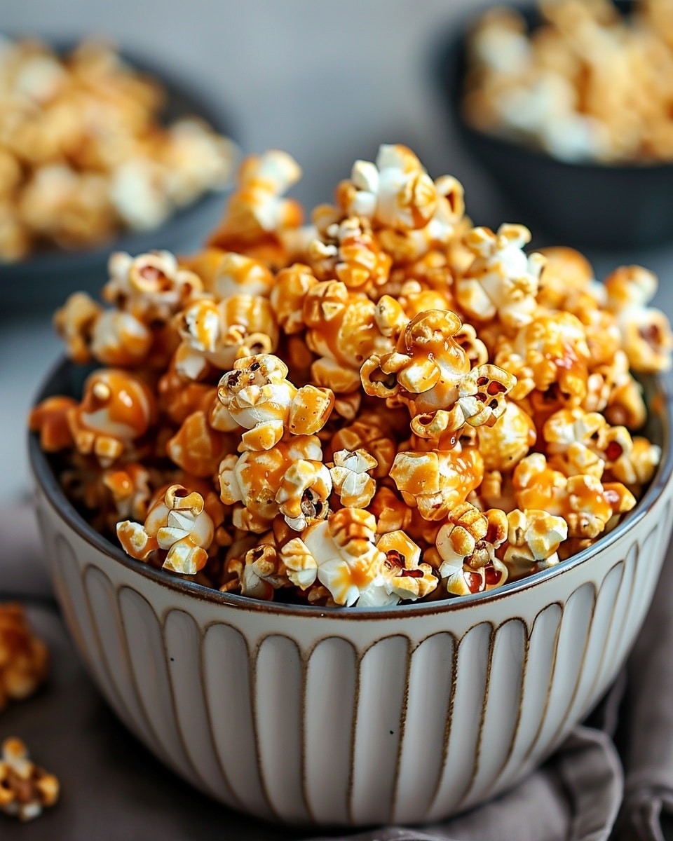 Pumpkin Spice Caramel Popcorn
