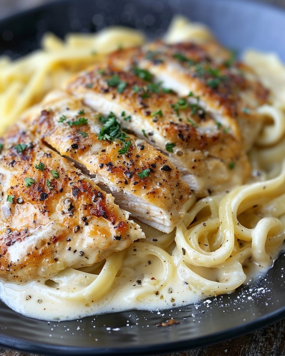 Cheesy Cajun Alfredo Chicken