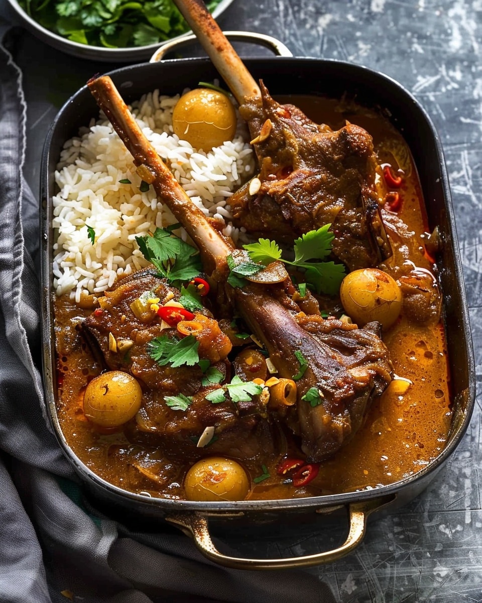 Lamb Shanks Massaman Curry