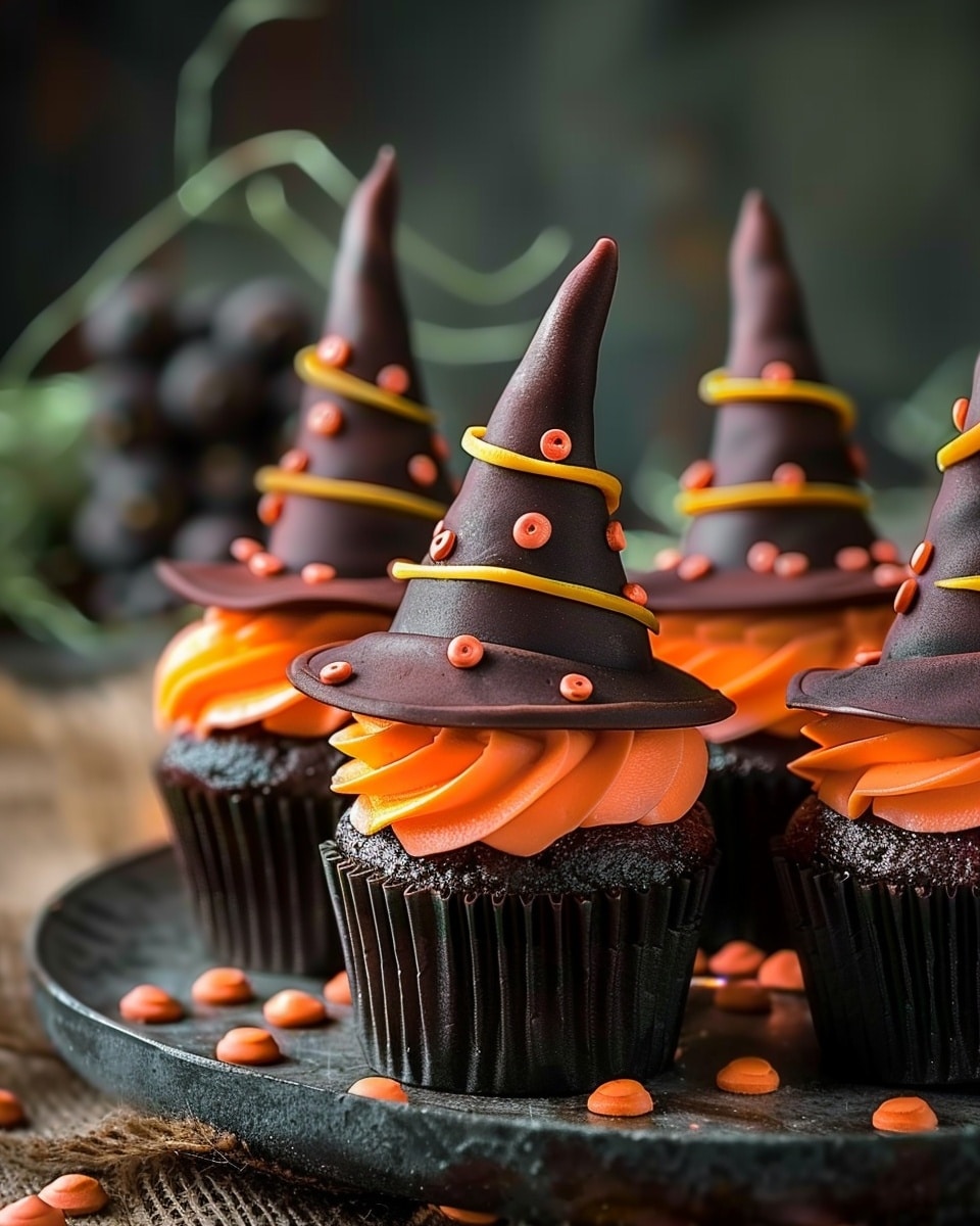 Witch Hat Cupcakes