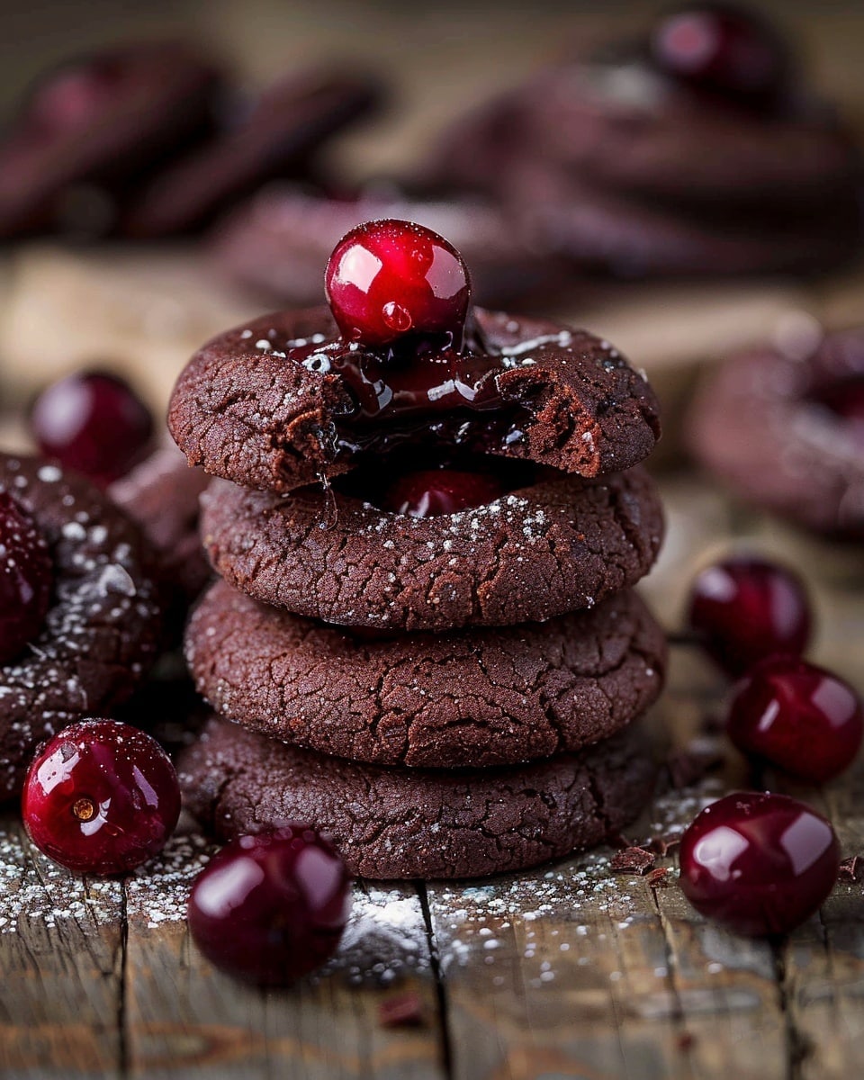 Chocolate Cherry Cookies