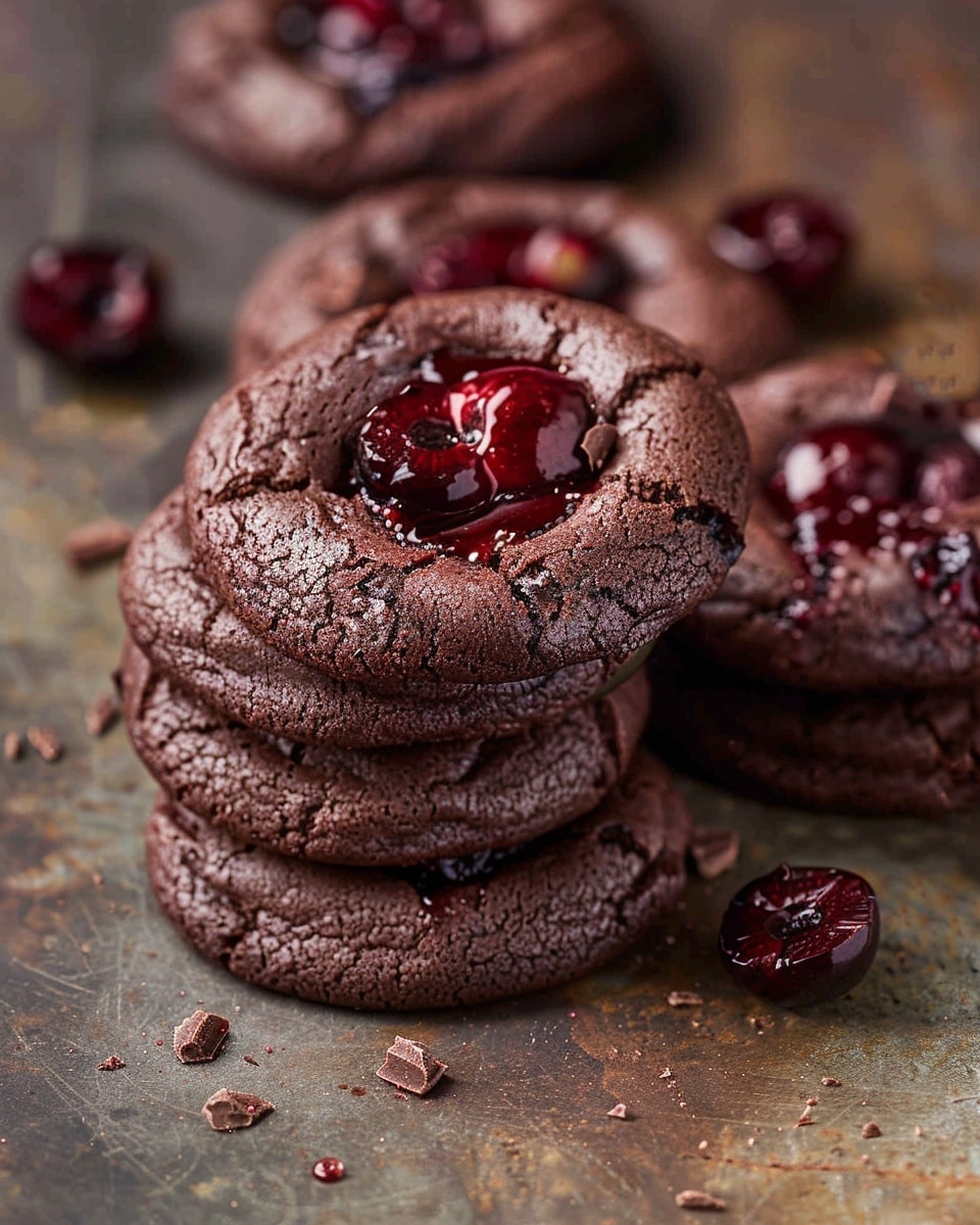Chocolate Cherry Cookies