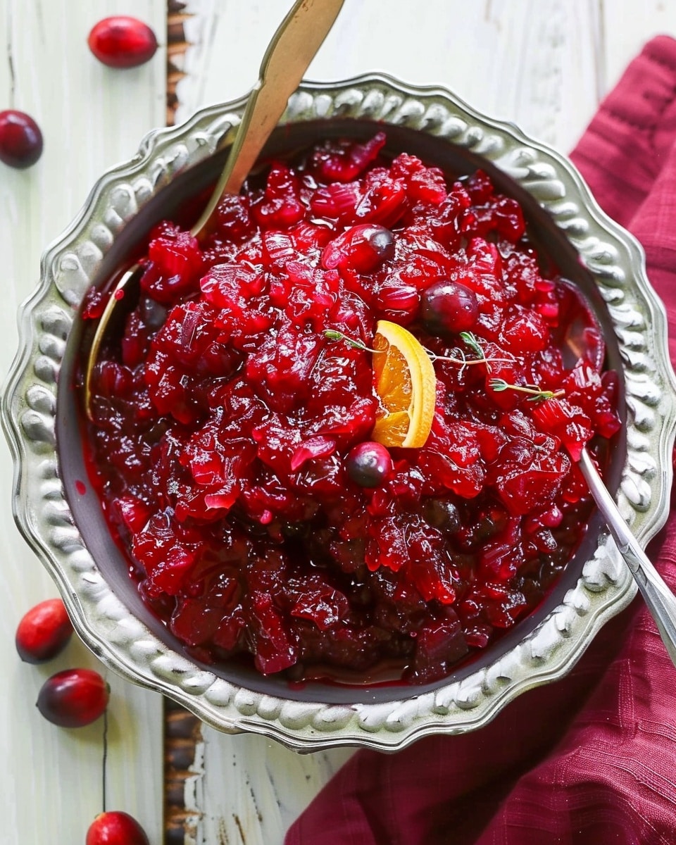 Easy Cranberry Orange Relish