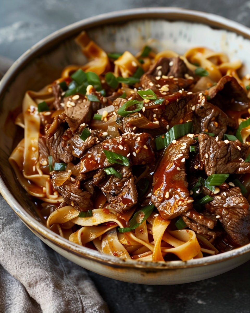Beef and Noodles