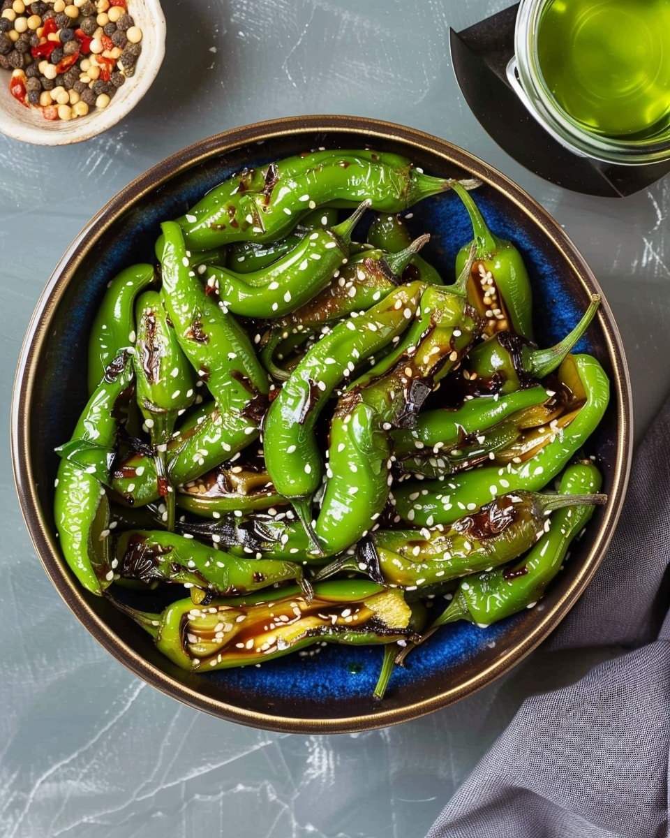 Blistered Shishito Peppers