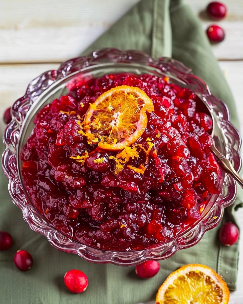 Easy Cranberry Orange Relish