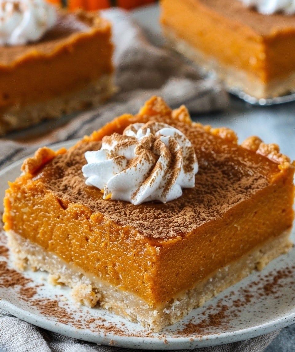 Easy Pumpkin Pie Bars