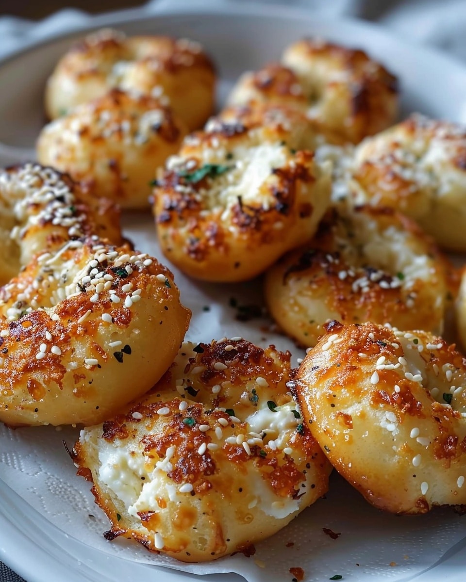 Cottage Cheese Bagel Bites