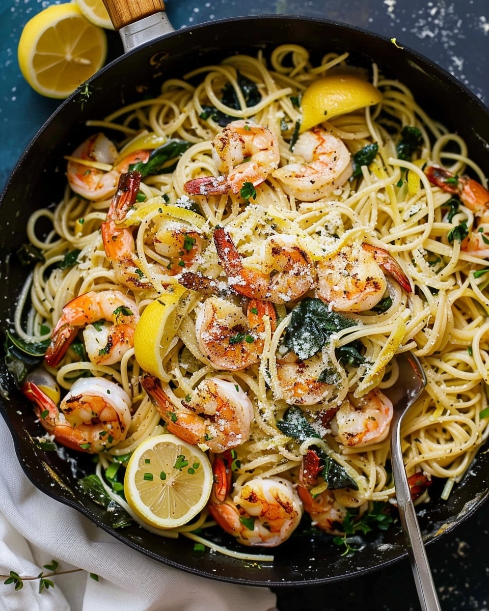 Garlic Shrimp Pasta