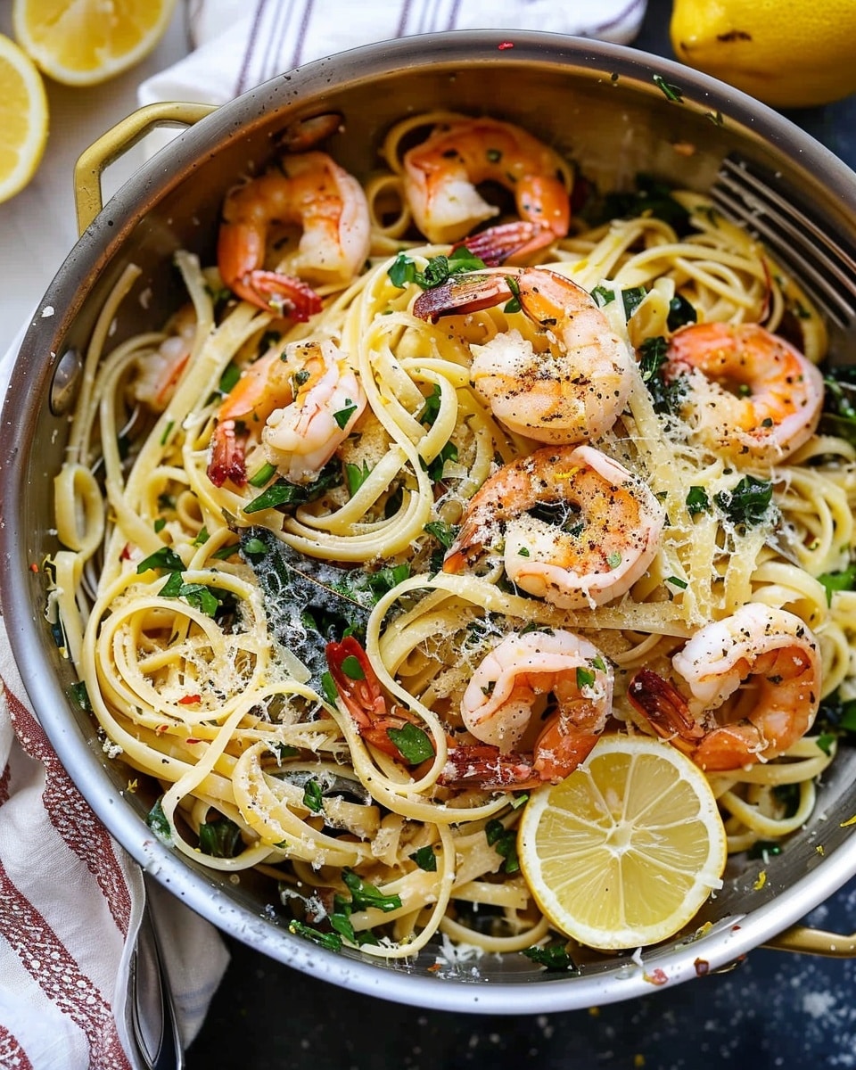 Garlic Shrimp Pasta