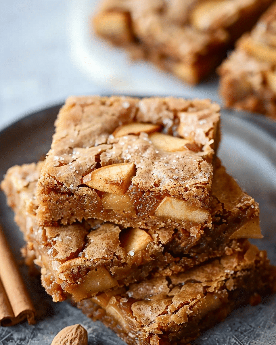 Apple Brownies (Apple Blondies)