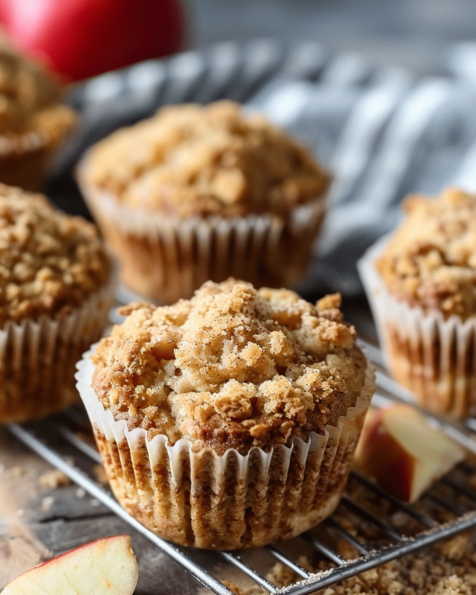Flourless Apple Cinnamon Muffins