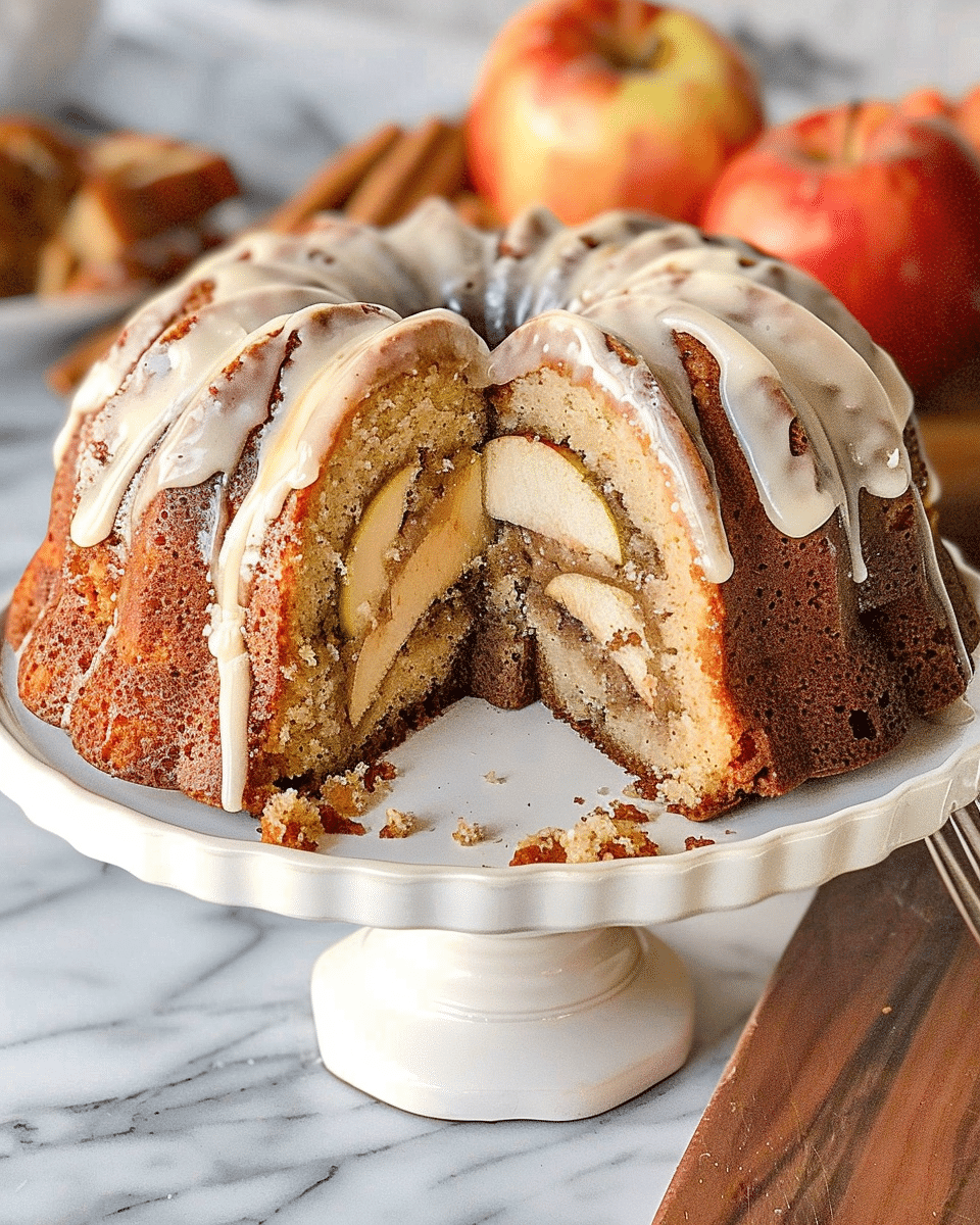 Apple & Cream Cheese Bundt Cake