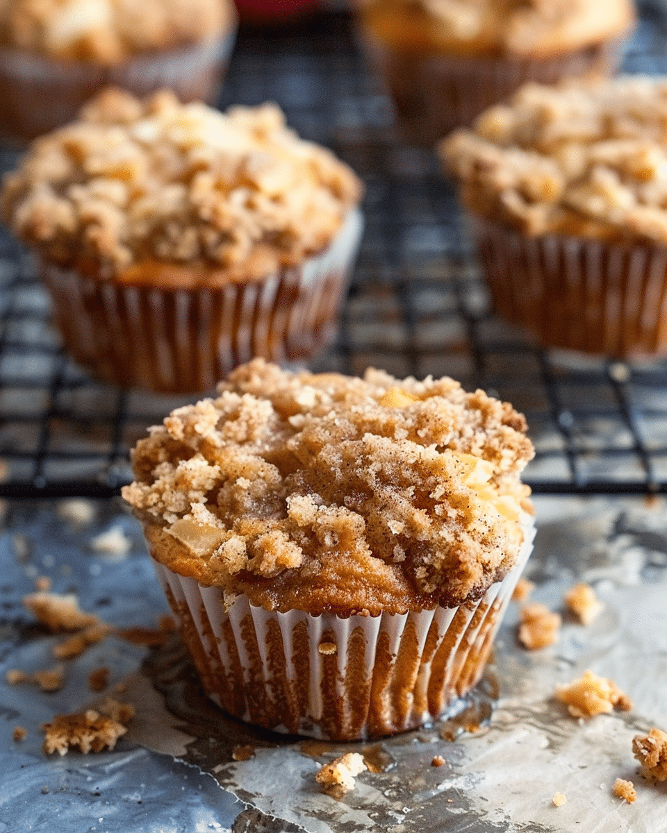Flourless Apple Cinnamon Muffins