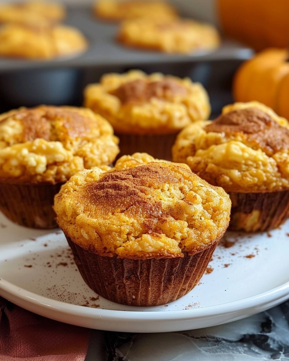 Pumpkin Spice Cottage Cheese Protein Muffins