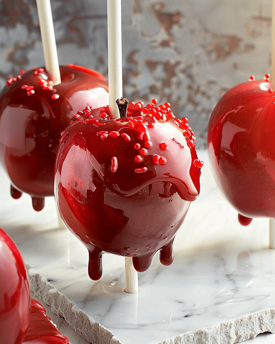 Classic Red Candy Apples