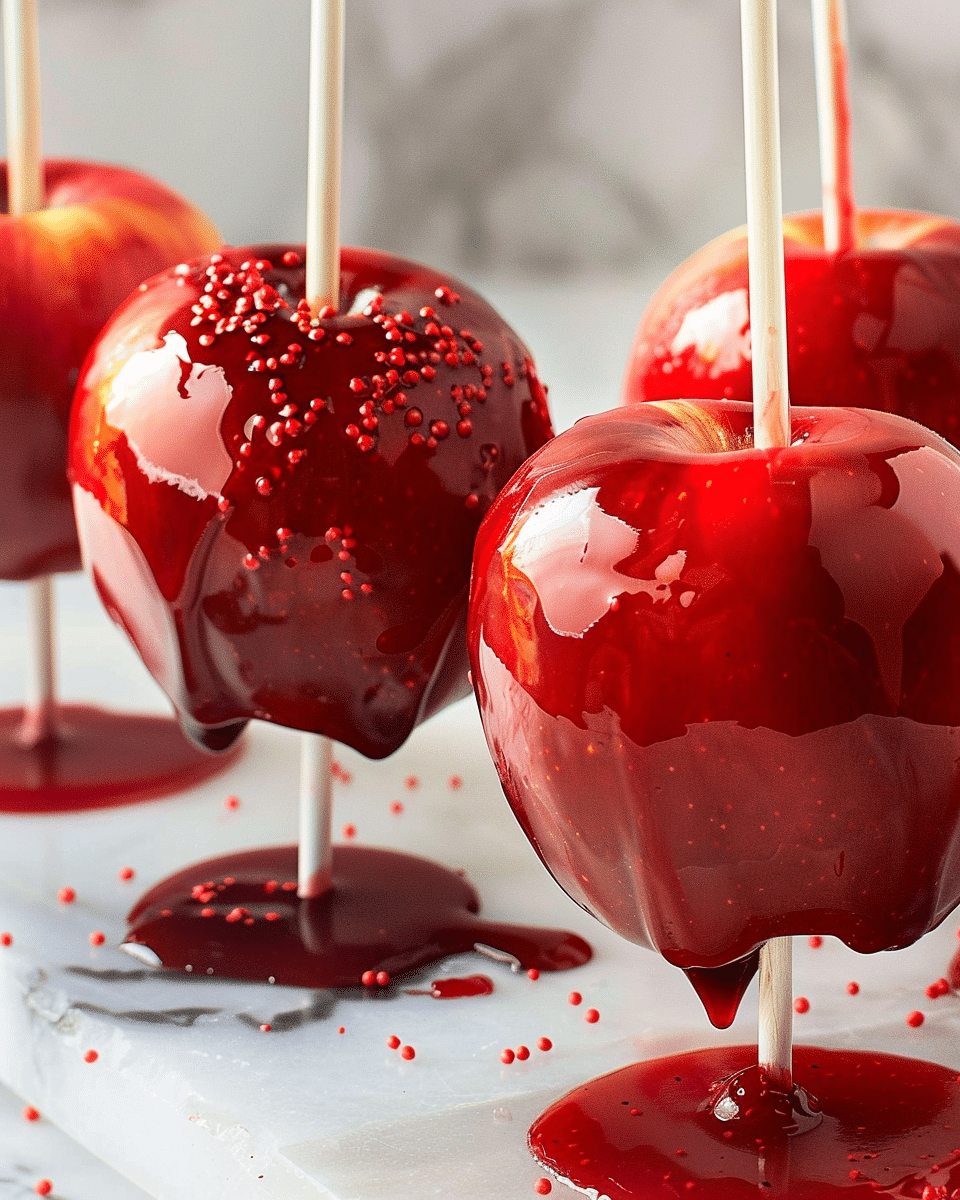 Classic Red Candy Apples