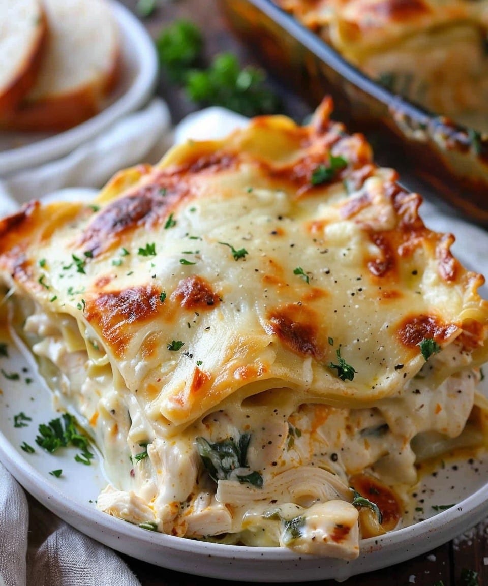 Creamy Chicken Lasagna