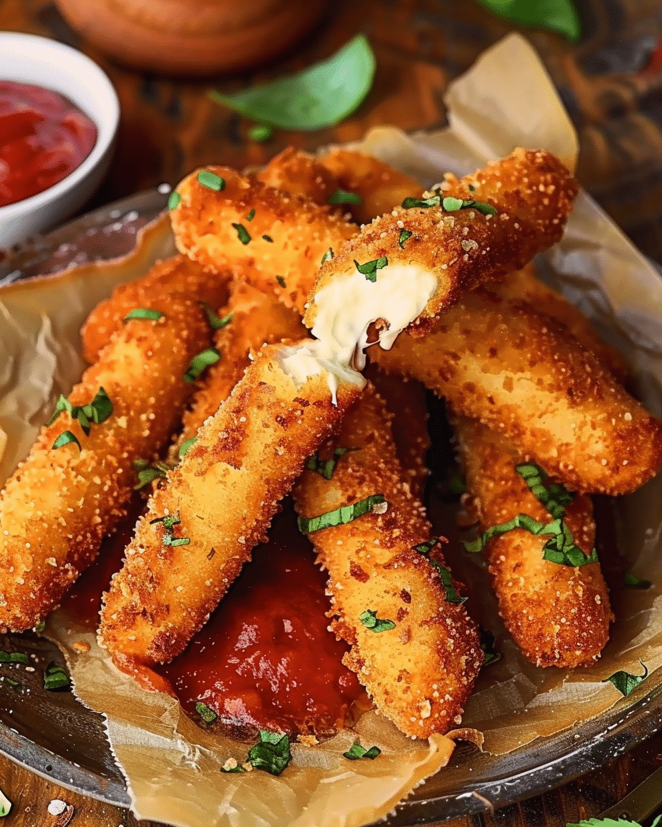 Homemade Mozzarella Sticks