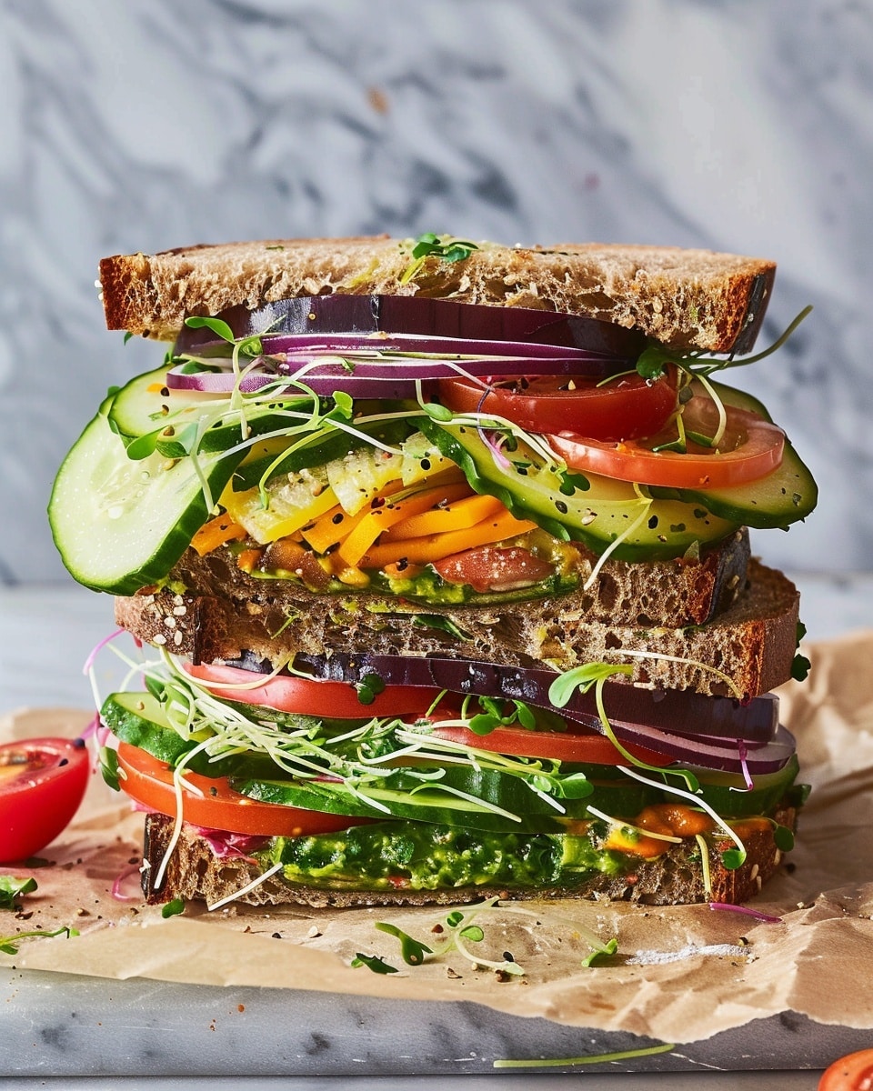 Ultimate Veggie Sandwich