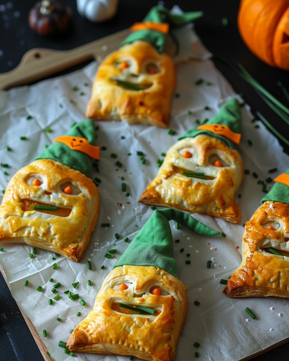 Cheesy Witch Hat Crescents
