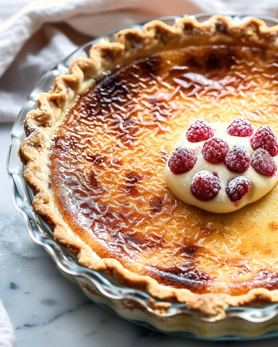 Crème Brûlée Pie