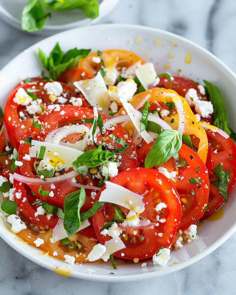 Easy Tomato Feta Salad