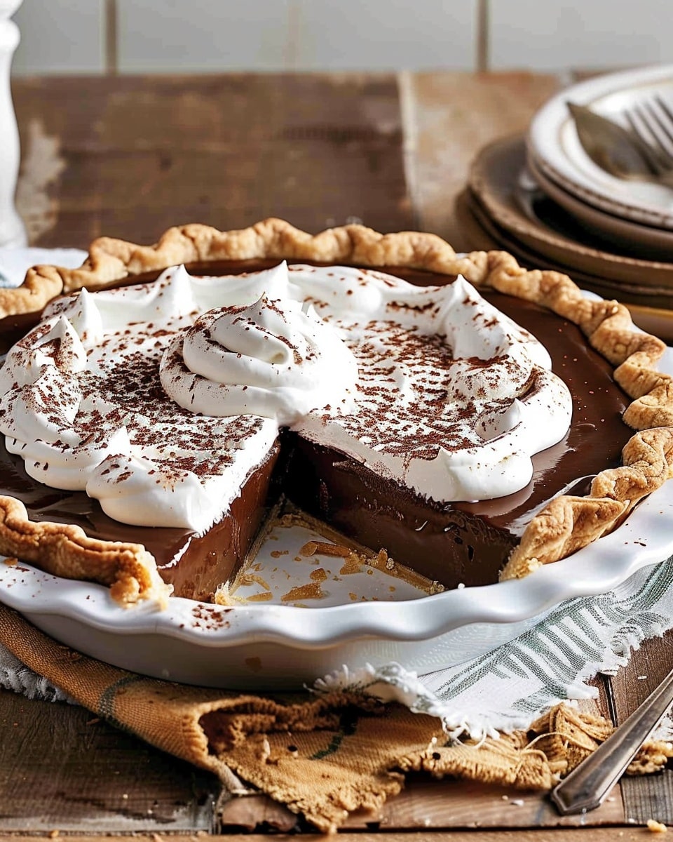Old Fashioned Chocolate Pie