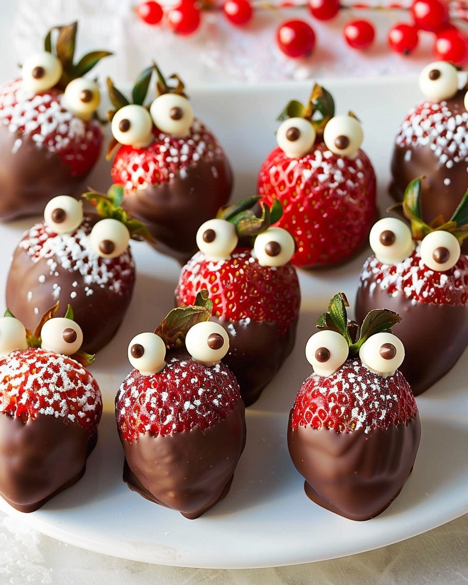 Rudolph Chocolate-Dipped Strawberries