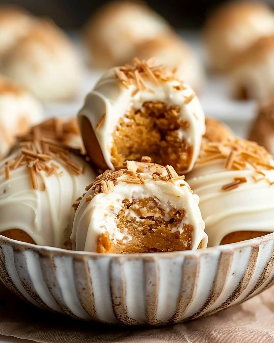 No Bake Pumpkin Cheesecake Balls